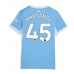 Manchester City Abdukodir Khusanov #45 Hjemmedrakt Dame 2026-27 Kortermet